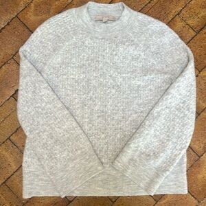 Loft Light Gray Sweater
